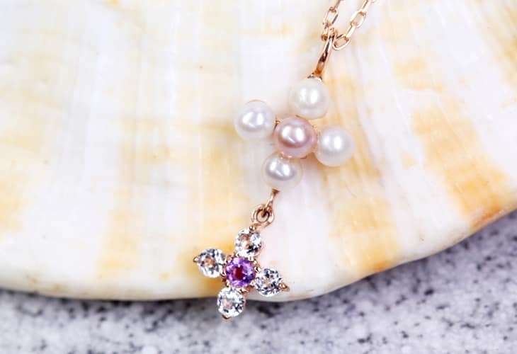 ジュエリー通販ジュエルプラネット【日替り大特価】K18　Total0.5ct　プリンセスカットダイヤモンドリング【10月8日20時販売開始】