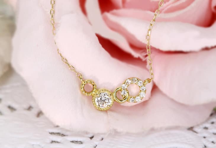 ジュエリー通販ジュエルプラネット【日替り大特価】K18　Total0.5ct　プリンセスカットダイヤモンドリング【10月8日20時販売開始】