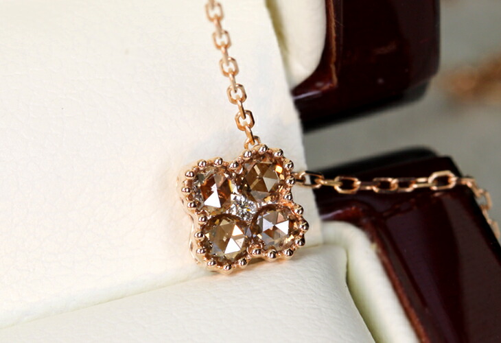 ブラウンダイヤモンド ネックレス