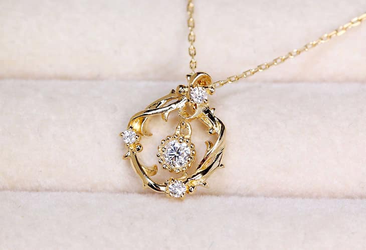 ジュエリー通販ジュエルプラネット【日替り大特価】K18　Total0.5ct　プリンセスカットダイヤモンドリング【10月8日20時販売開始】