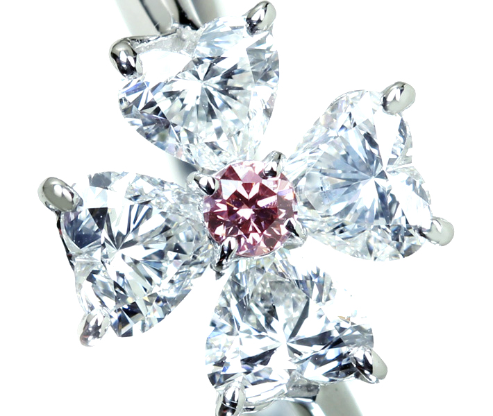 値引き上限 天然　ピンクダイヤモンド　ルース　アーガイル産　0.066ct AGTソ 各種パーツ