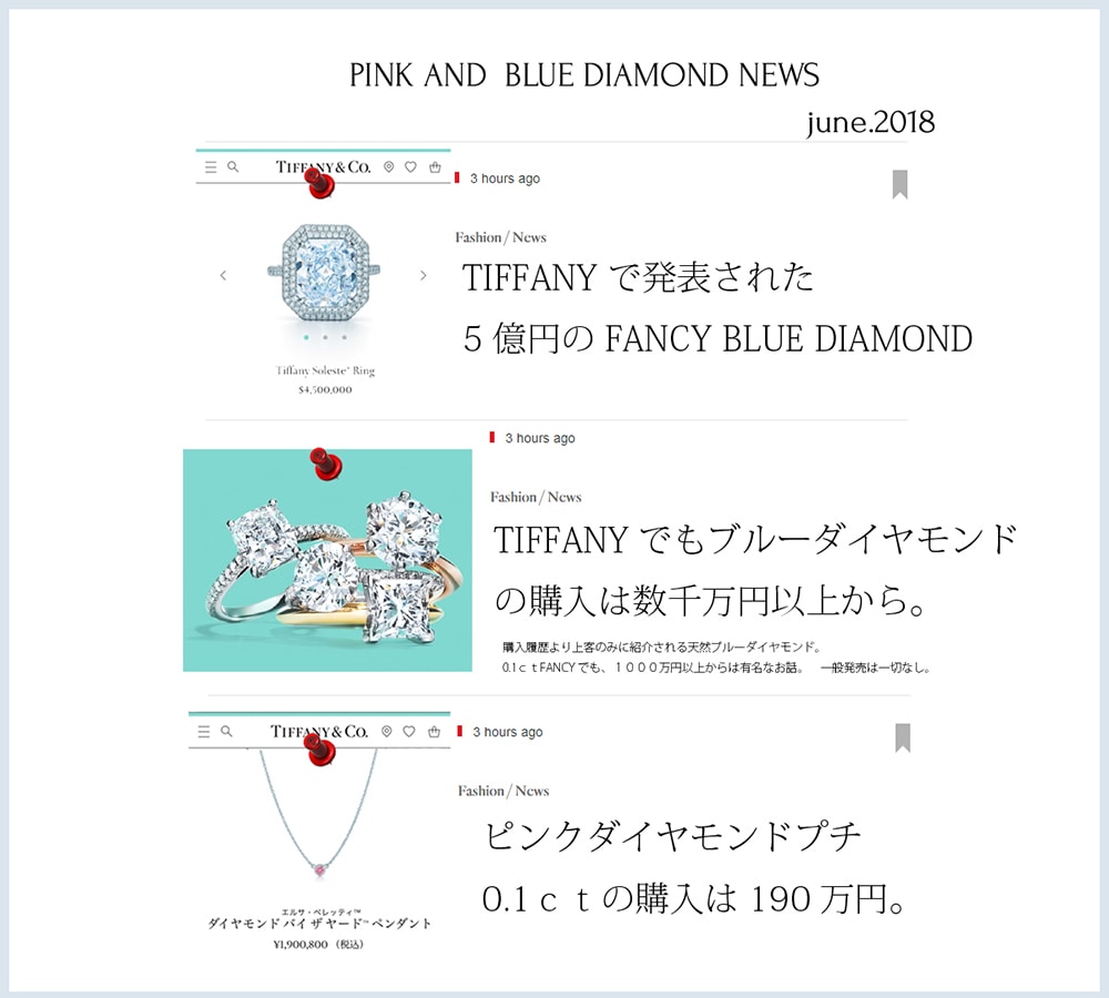 ブルーダイヤモンド&ピンクダイヤモンド 抽選販売会
