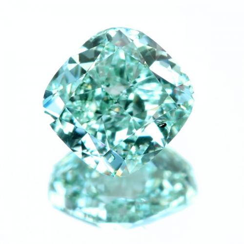 0.062ct F.LT.GREEN,VS1,Cu グリーンダイヤモンドルース