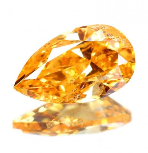 FANCY VIVID YELLOW ORANGE 0.352ct PS