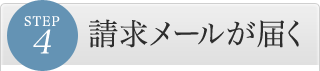 請求メールが届く