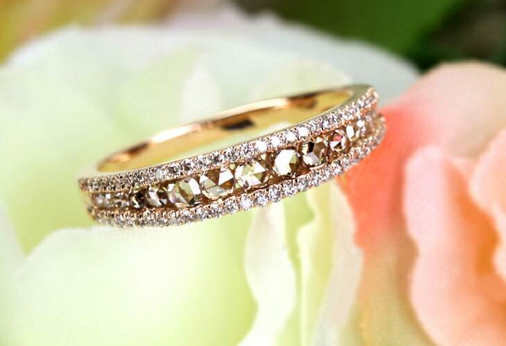 ブラウンダイヤモンド リング