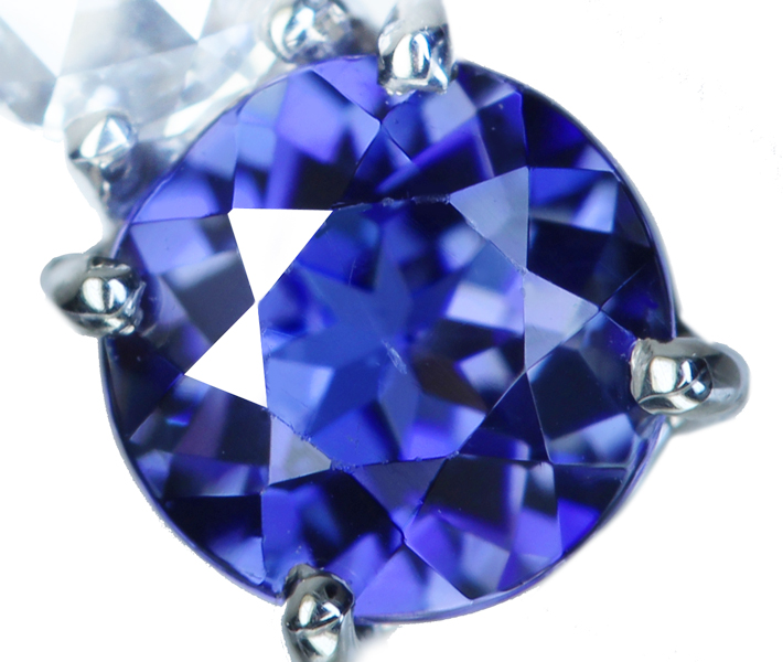 jewel planet 公式サイト / 【HANDMADE】PT950 ベニトアイト 0.388ct ペンダントトップ 0.158ct ローズカット ダイヤモンド
