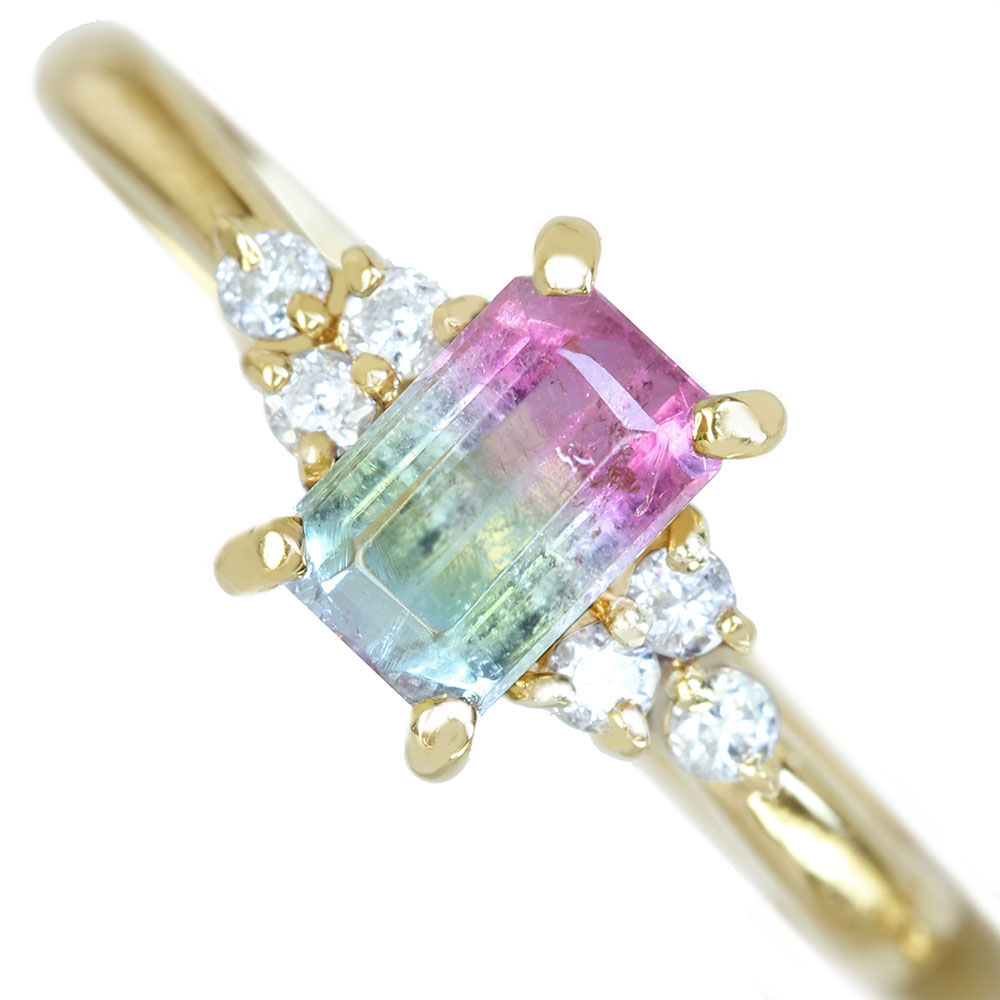 jewel planet 公式サイト / K18 バイカラートルマリン 0.6ct リング ...