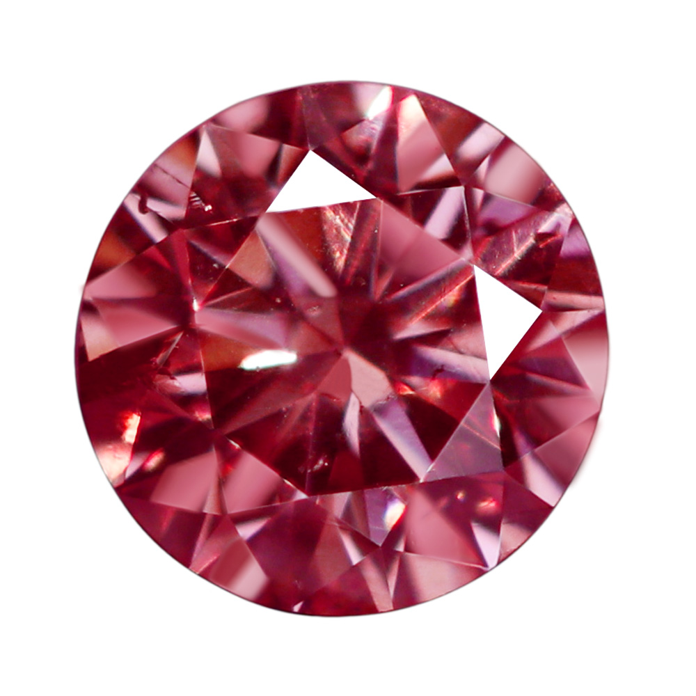 天然ピンクダイヤモンド Fancy deep orangy pink SI 天然ピンクダイヤモンド Fancy deep orangy pink SI