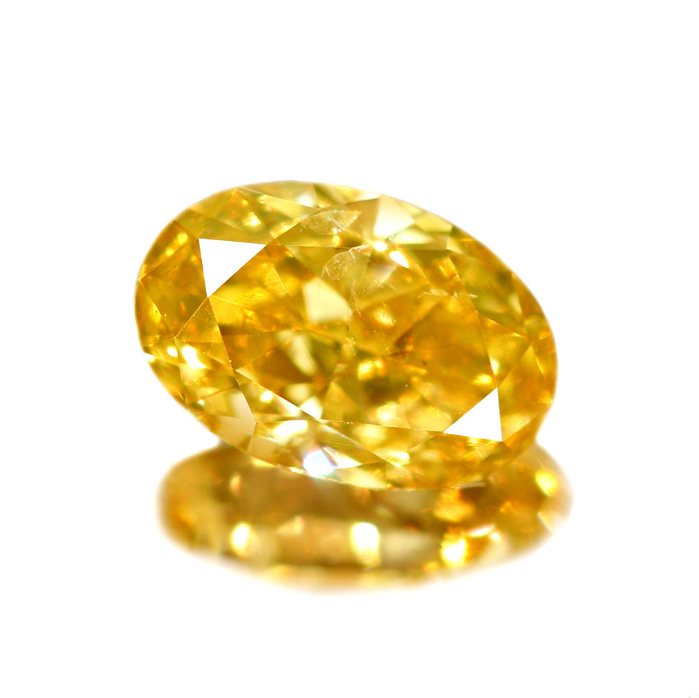 イェローダイヤモンドルース/ F.I.O.YELLOW/ 0.132 ct.