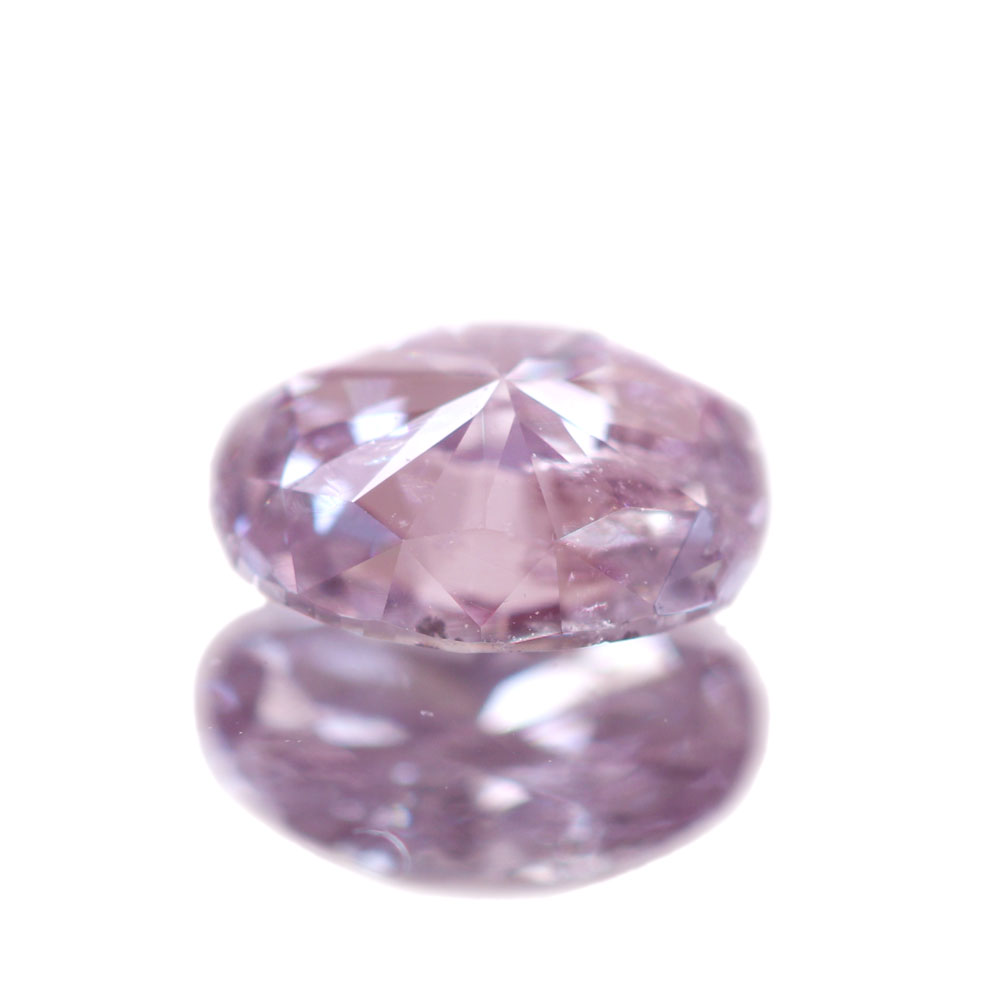【代行販売】天然ピンクダイヤモンド　0.391ct　LIGHT PURPLISH PINK　ルース　オーバル[CGL]