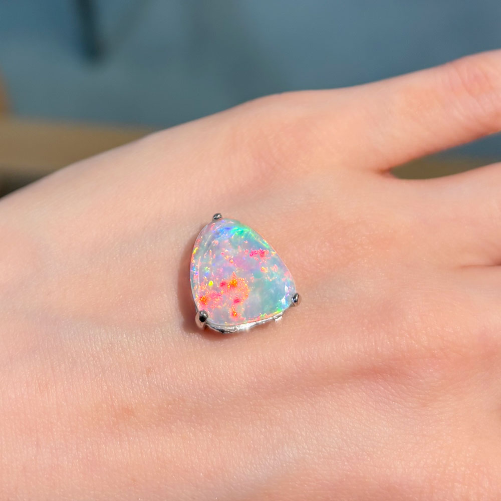 PT900 オパール 2.43ct ペンダントトップ