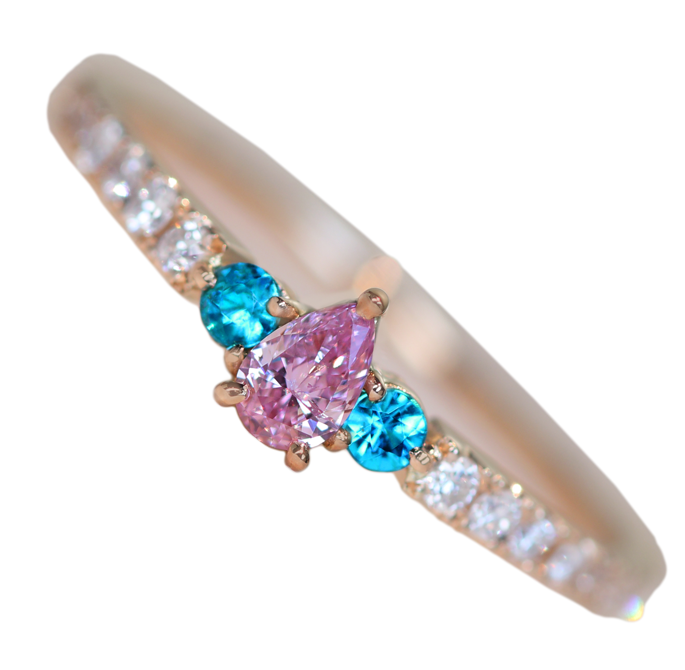 ピンクダイヤモンド リング