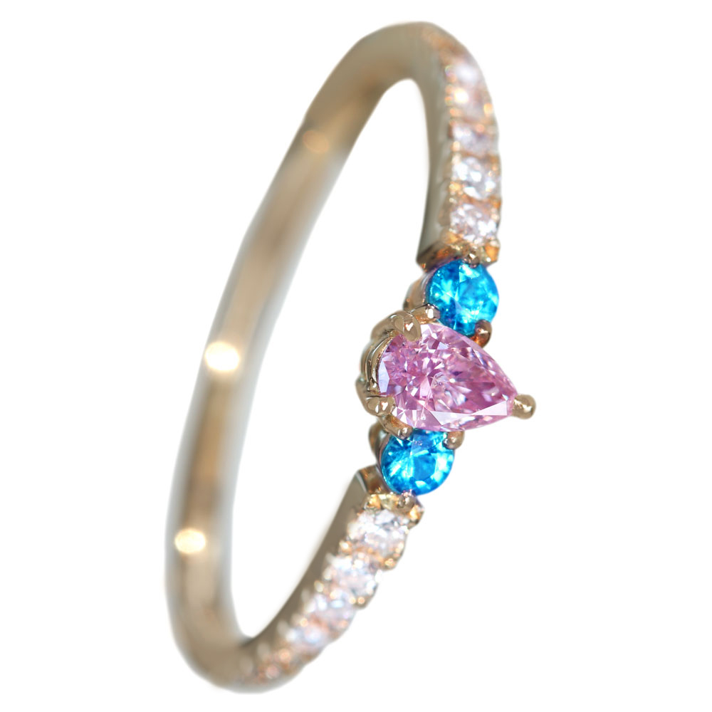 ピンクダイヤモンド リング