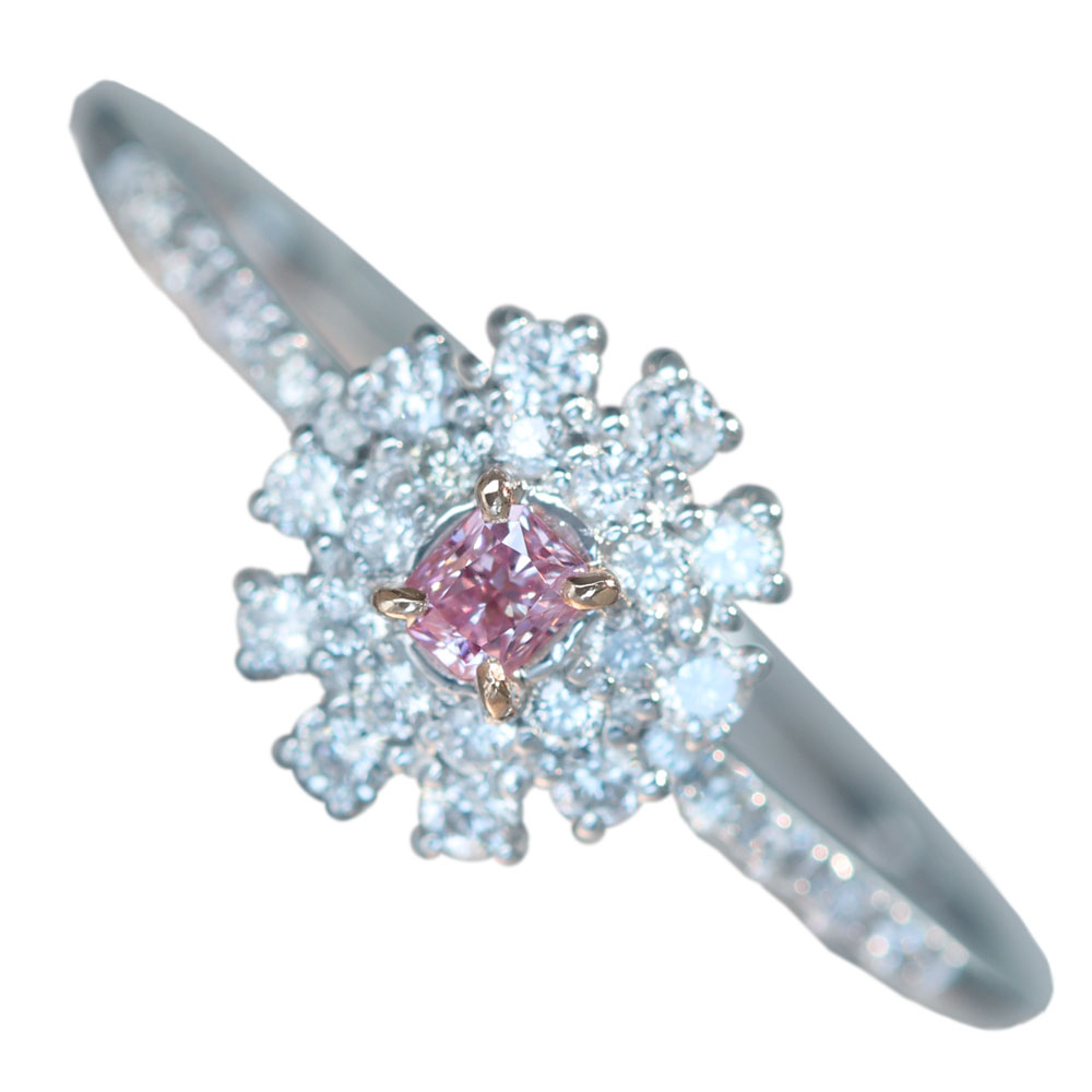 ピンクダイヤモンド リング