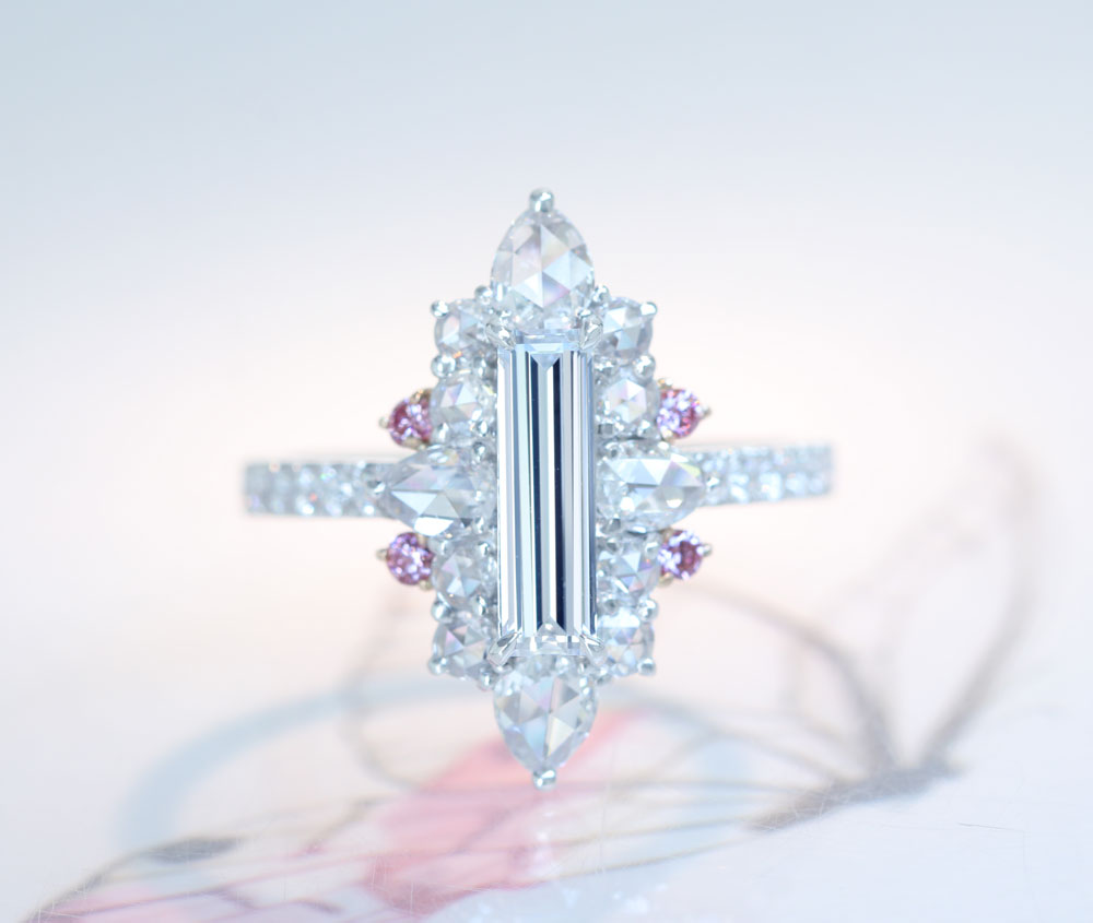 TYPE2 ダイヤモンド ピンクダイヤモンド リング