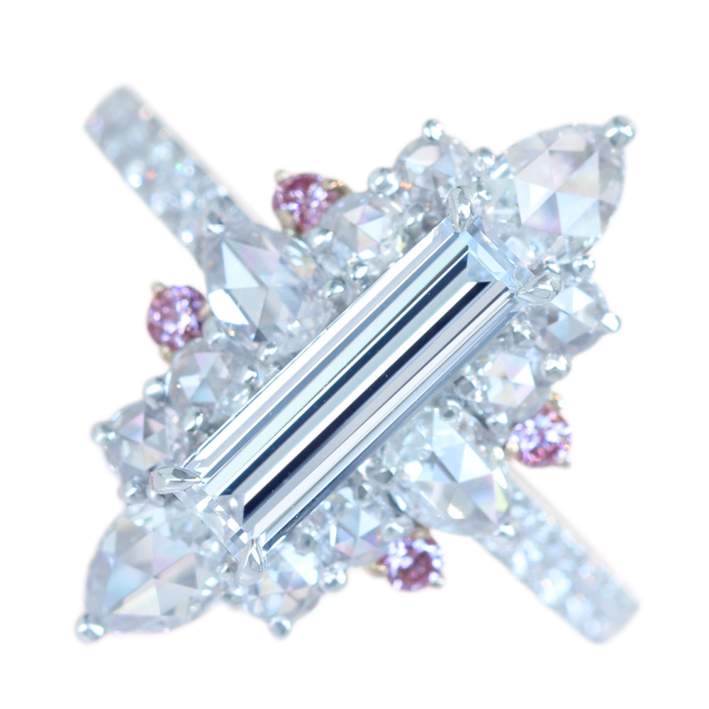 TYPE2 ダイヤモンド ピンクダイヤモンド リング