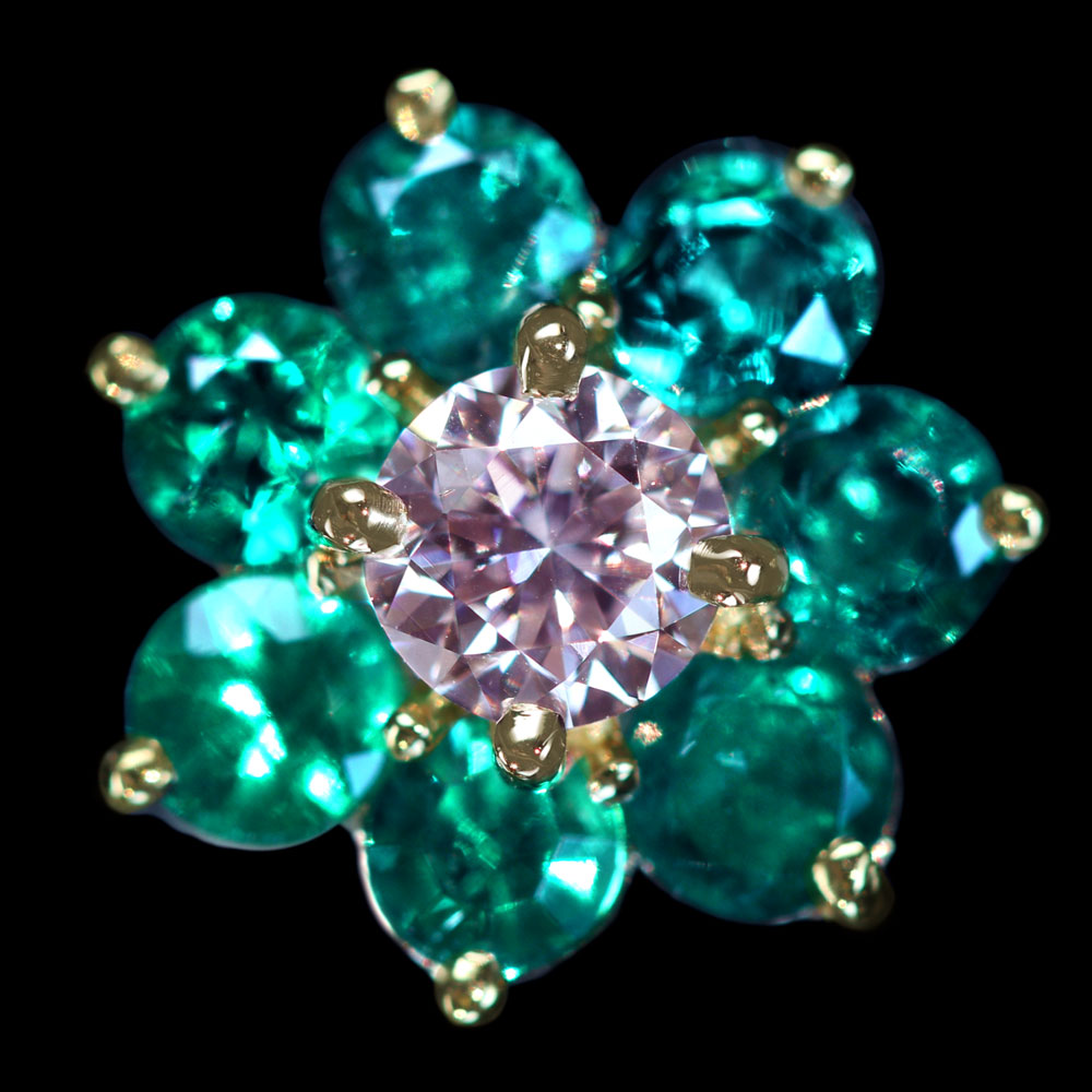 ピンクダイヤモンド ペンダントトップ