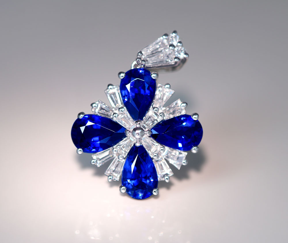 サファイア ペンダントトップ