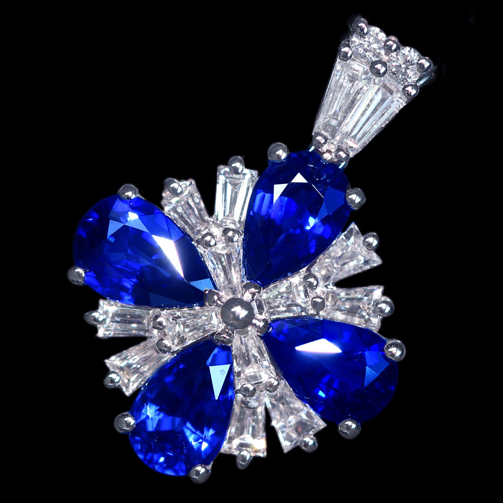 サファイア ペンダントトップ