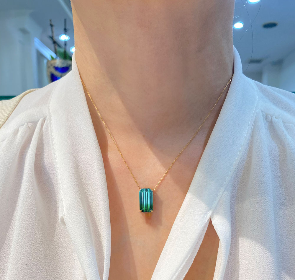 バイカラートルマリン　ルース