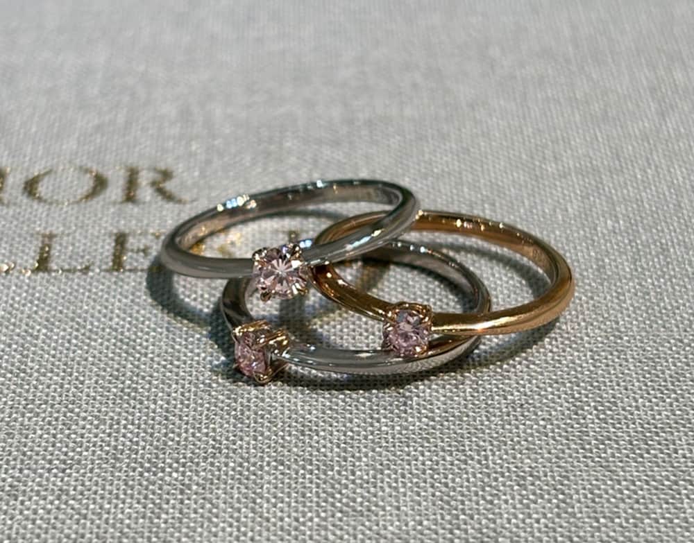 ピンクダイヤモンド リング