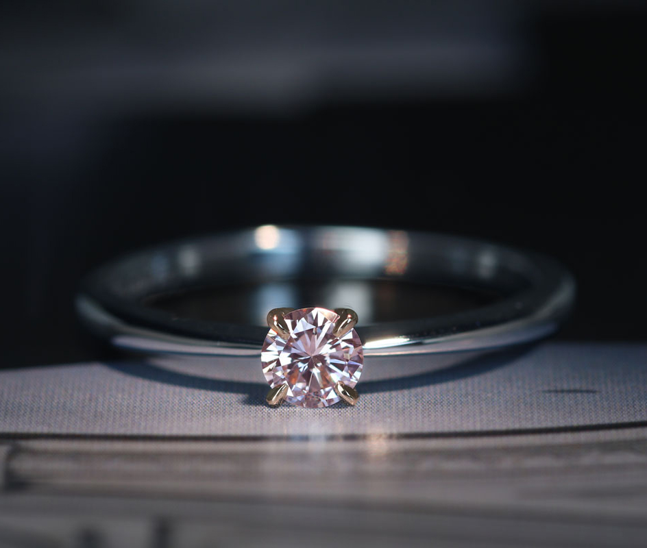 ピンクダイヤモンド リング