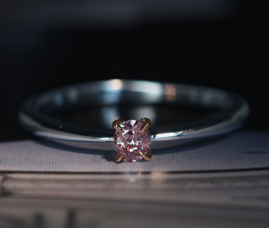 ピンクダイヤモンド リング