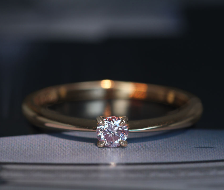 ピンクダイヤモンド リング