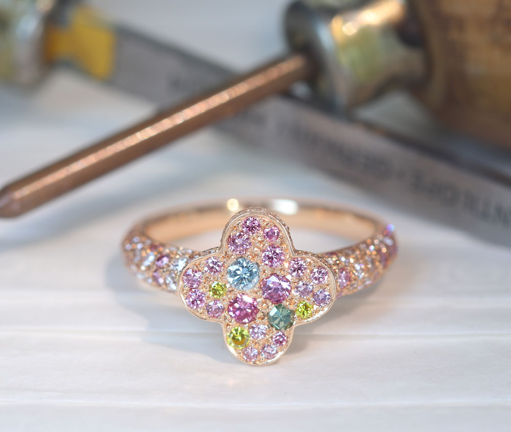 カラーダイヤモンド リング